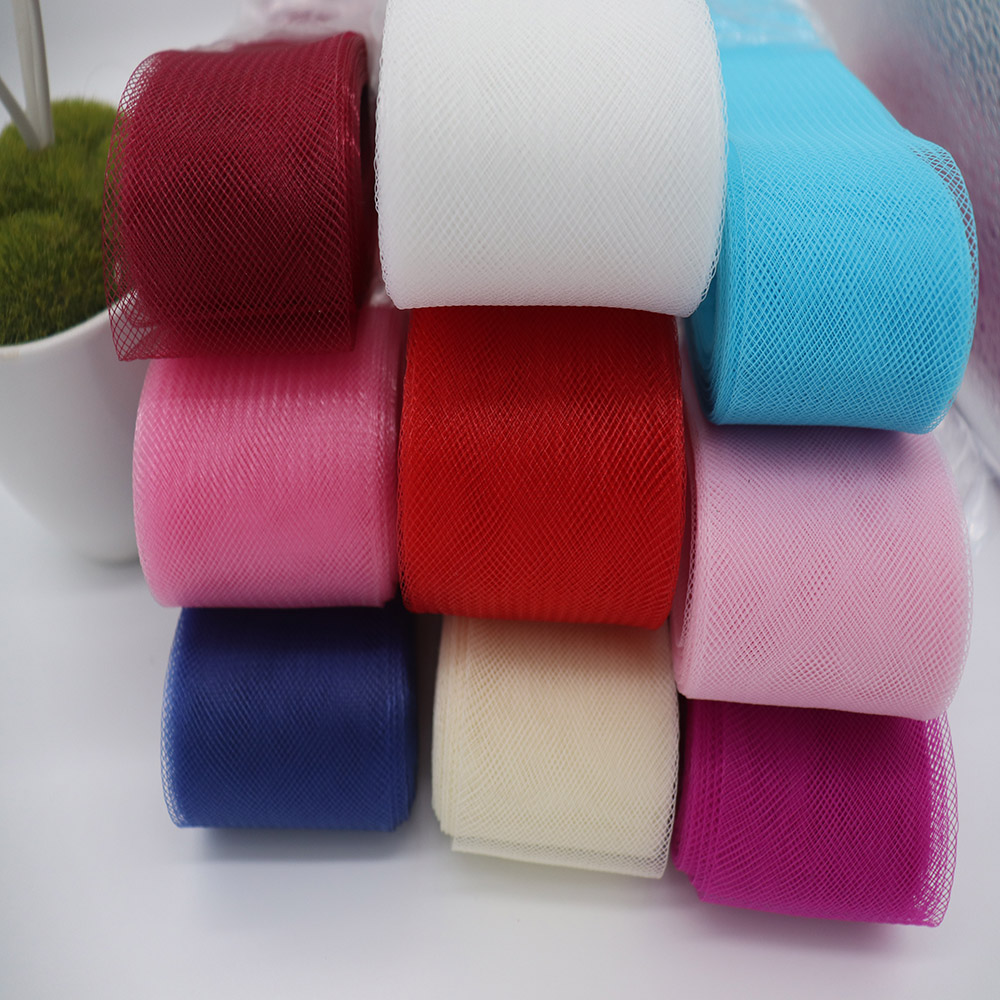 Sewing Art - 부드러운 폴리에스터 메쉬 리본 플랫 플레인