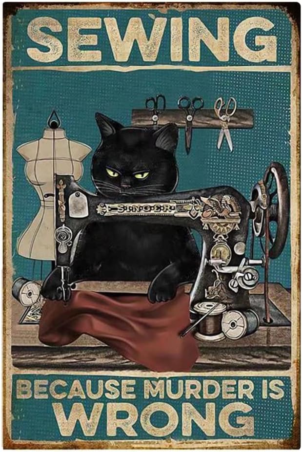 Sewing Art - Y1, 예프조르 고양이 키티 레트로 스타일