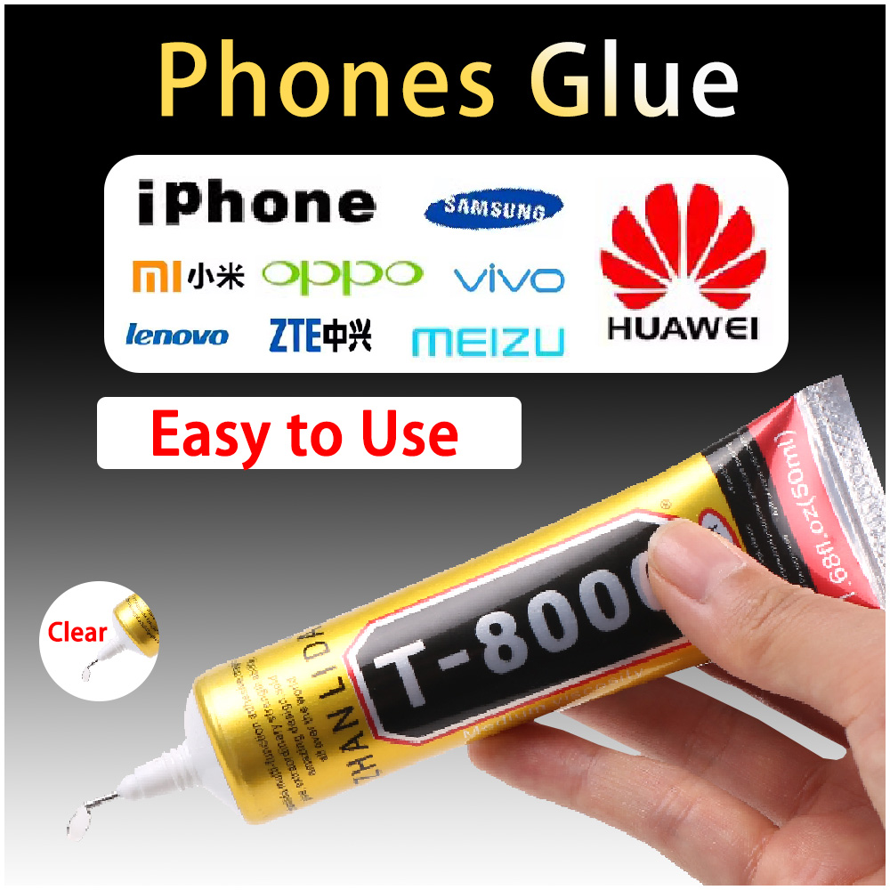 Fabric Glue Bond - T8000 정밀 접착제 보석 라인스톤 신발