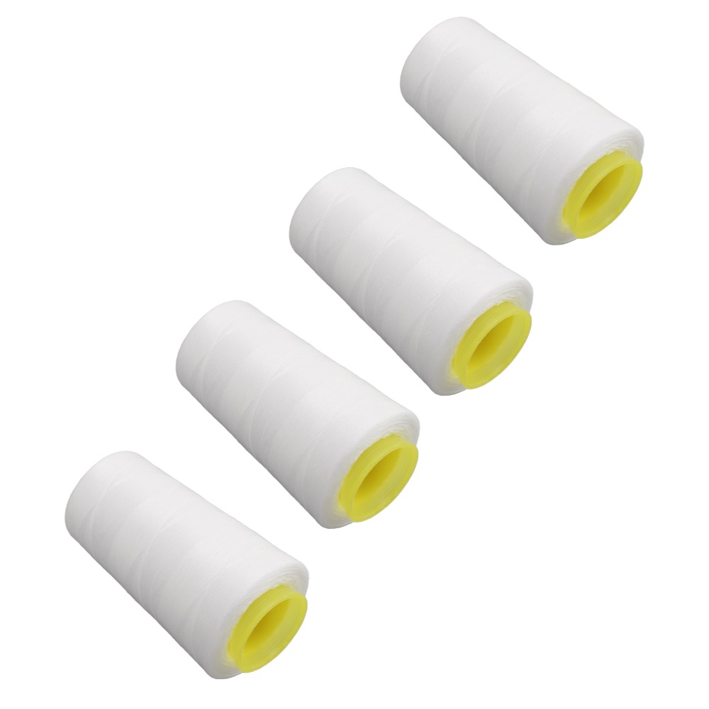 4개입, 각각 3000야드, 흰색 폴리에스터 재봉사 콘 - Serger Thread Cone 리뷰 및 가격