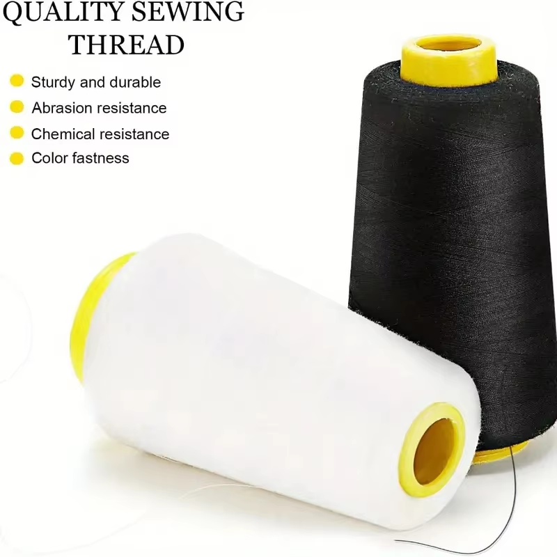검정색 3개, 흰색 3개 오버록 실 콘 3000야드 폴 - Serger Thread Cone 리뷰 및 가격