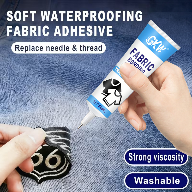 강력한 패브릭 접착제, 투명하고 세탁 가능한 접착제,  - Fabric Glue Bond 리뷰 및 가격
