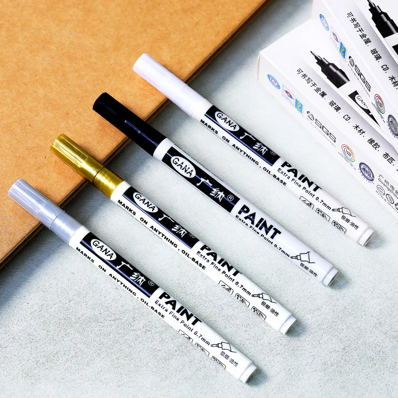 1Pc 0.7mm 방수 페인트 마커 자동차 금속 직물  - Fabric Marking Pen 리뷰 및 가격