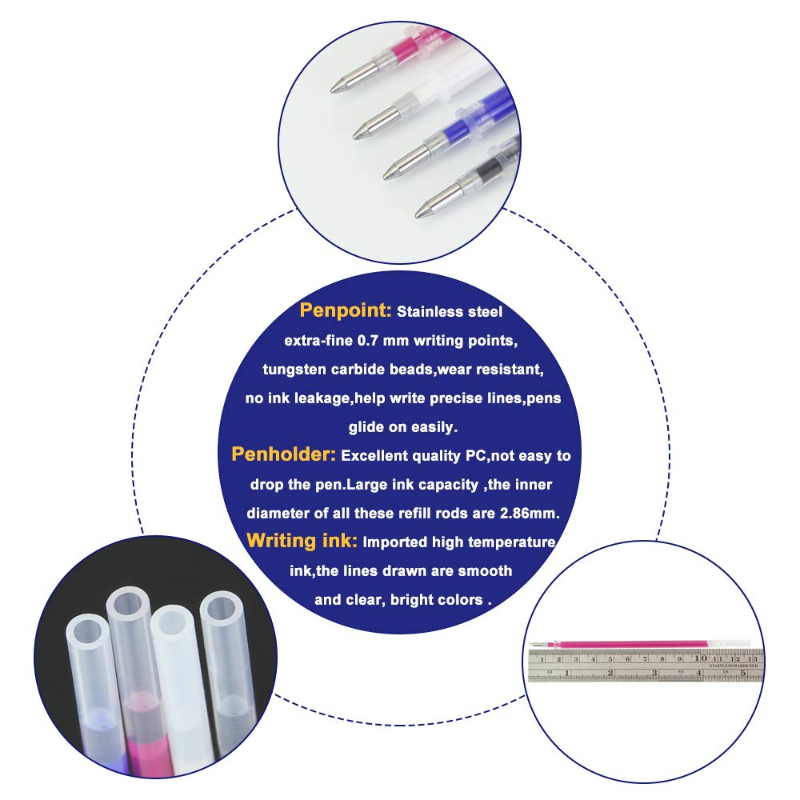 103 개/대 열 지울 수있는 리필 마커 펜 온도 사라 - Fabric Marking Pen 리뷰 및 가격