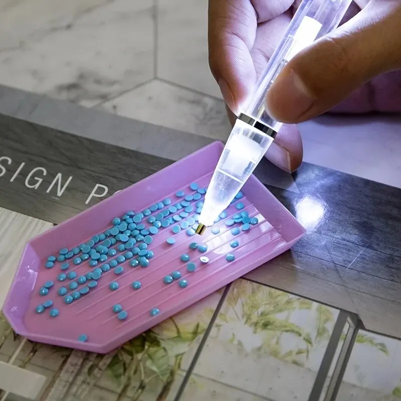 LED 라이트 다이아몬드 페인팅 펜 1개, DIY 크로 - Sewing Art 리뷰 및 가격