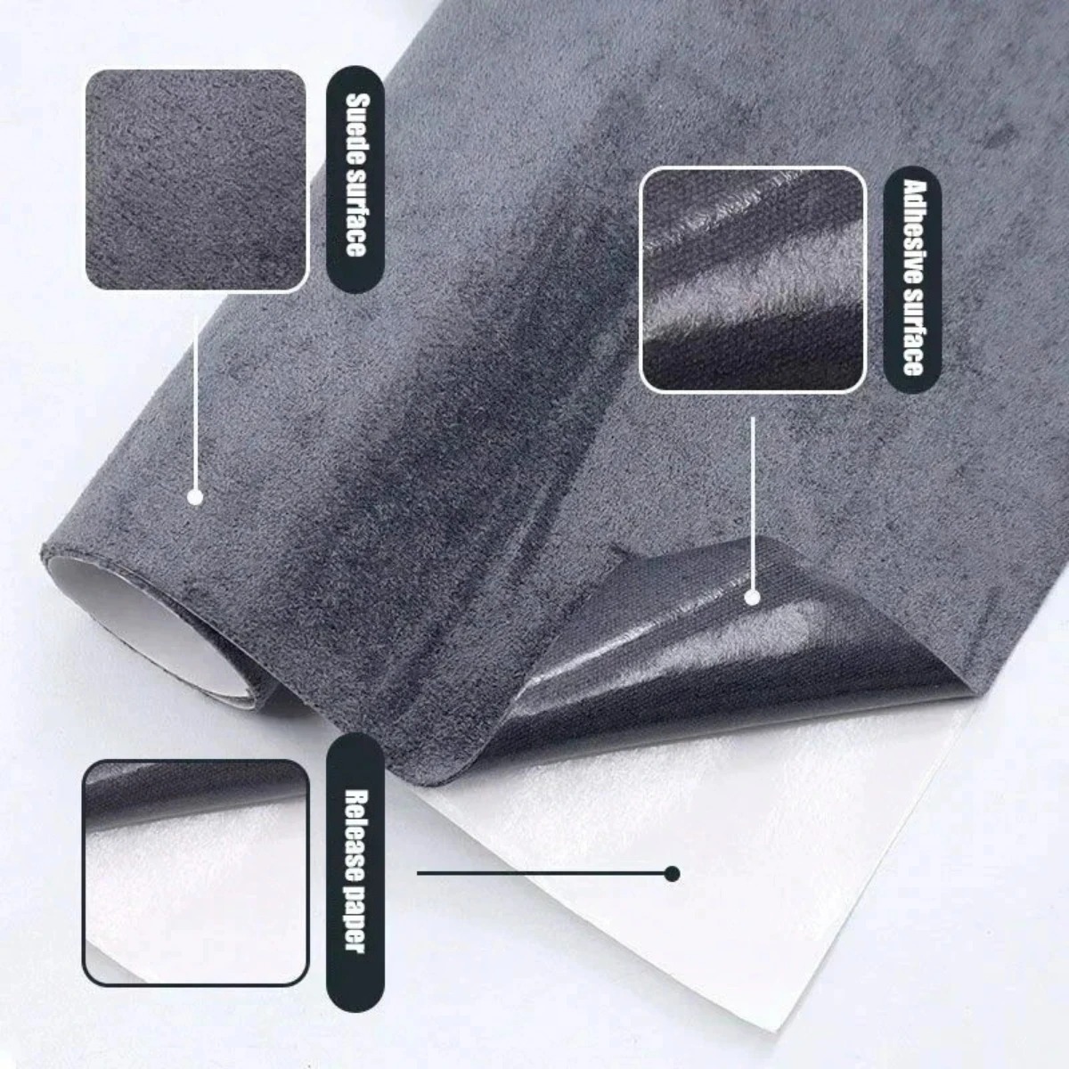 다양한 색상의 자가 접착 스웨이드 원단, 뒷면 접착식, - Fabric Glue Bond 리뷰 및 가격