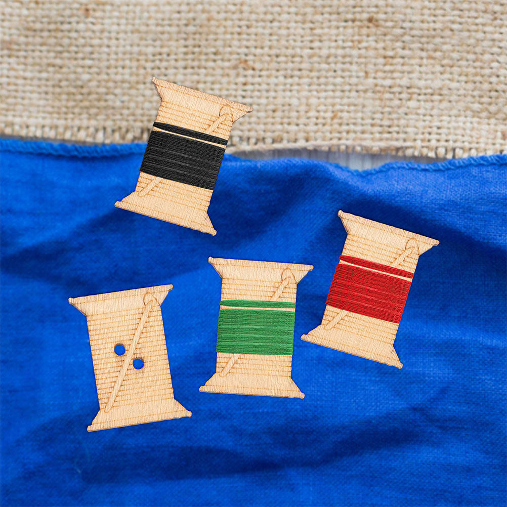 100개 나무 자수실 보빈 실 감는 카드 천연 소박한  - Sewing Art 리뷰 및 가격