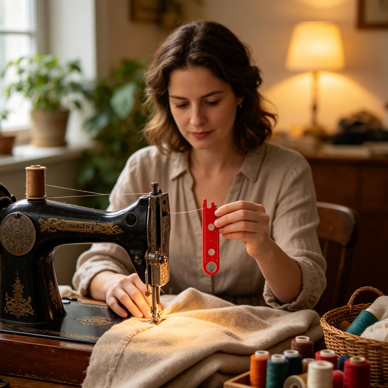 재봉틀 바늘 꿰매는 도구 안전 정렬 꿰매기 기구 할머니 - Sewing Art 리뷰 및 가격