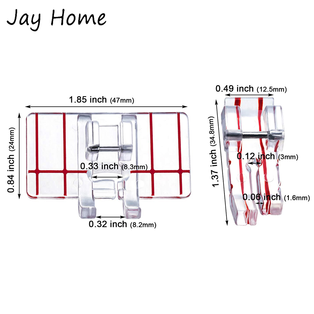 1/2Pcs 테두리 가이드 노루발 1/4 인치 퀼팅 평 - Sewing Tt 리뷰 및 가격