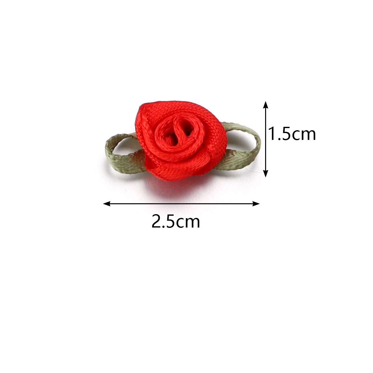 50Pcs 1.5x2.5cm 선택 패션 리본 로즈 로젤 - Sewing Art 리뷰 및 가격