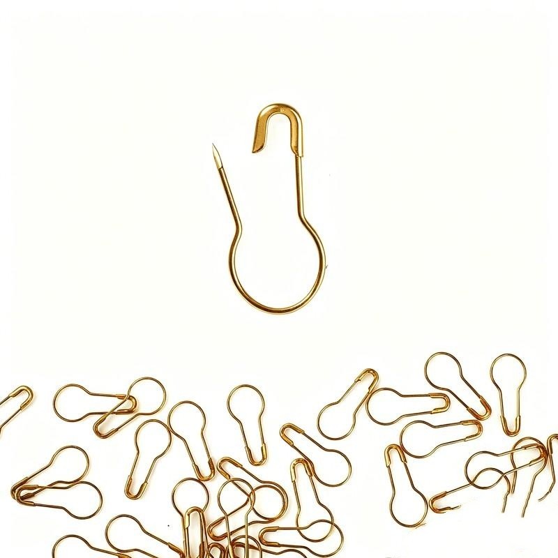 1개의 조롱박 모양 헤드 철제 안전핀, 의류 라벨 고정 - Sewing Label 리뷰 및 가격