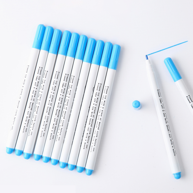 12 개/몫 물 지울 수있는 펜 DIY 잉크 마커 펜  - Fabric Marking Pen 리뷰 및 가격