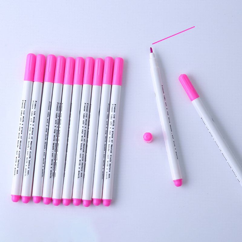 12 개/몫 물 지울 수있는 펜 DIY 잉크 마커 펜  - Fabric Marking Pen 리뷰 및 가격